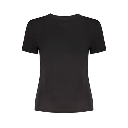 Black Cotton Tops & T-Shirt