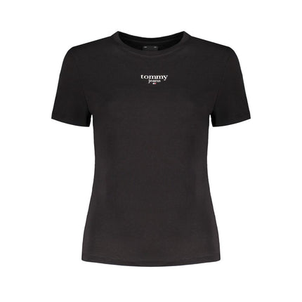 Black Cotton Tops & T-Shirt