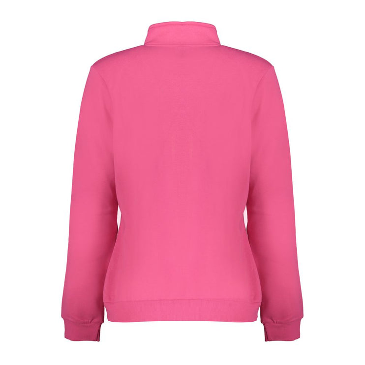 Pink Cotton Women Sweater