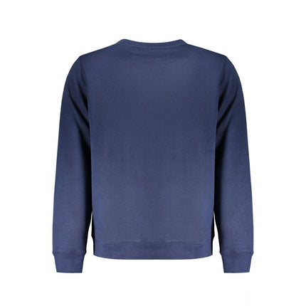 Blue Cotton Men Sweater