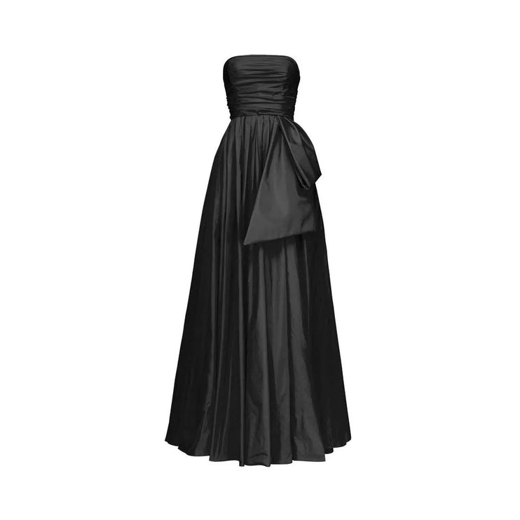 Black Polyester Women's Dress