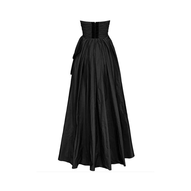 Black Polyester Women's Dress