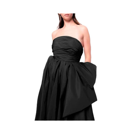 Black Polyester Women's Dress