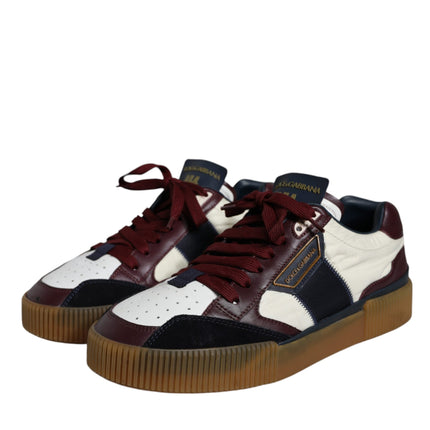 Multicolor Miami Leather Low Top Sneakers Shoes