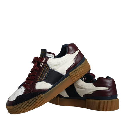 Multicolor Miami Leather Low Top Sneakers Shoes