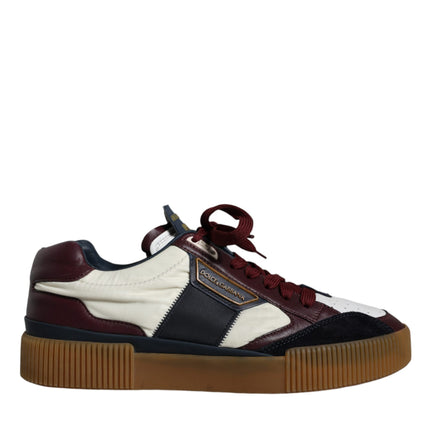 Multicolor Miami Leather Low Top Sneakers Shoes