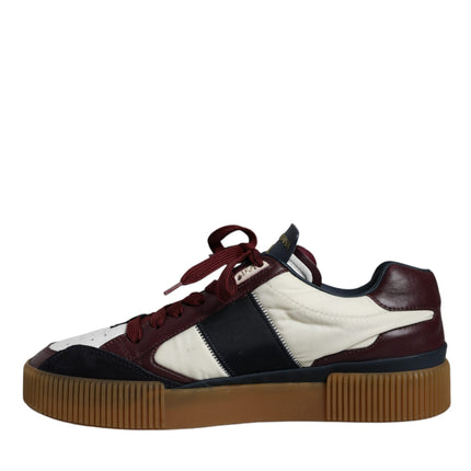 Multicolor Miami Leather Low Top Sneakers Shoes