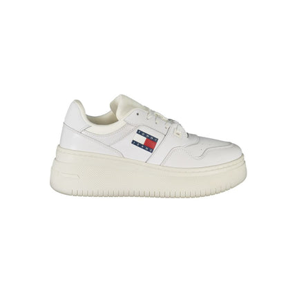 White Leather Women Sneaker