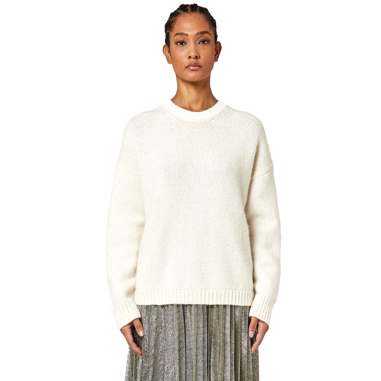 White Wool Riciclata Sweater