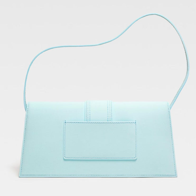 Borsa in pelle blu chiara