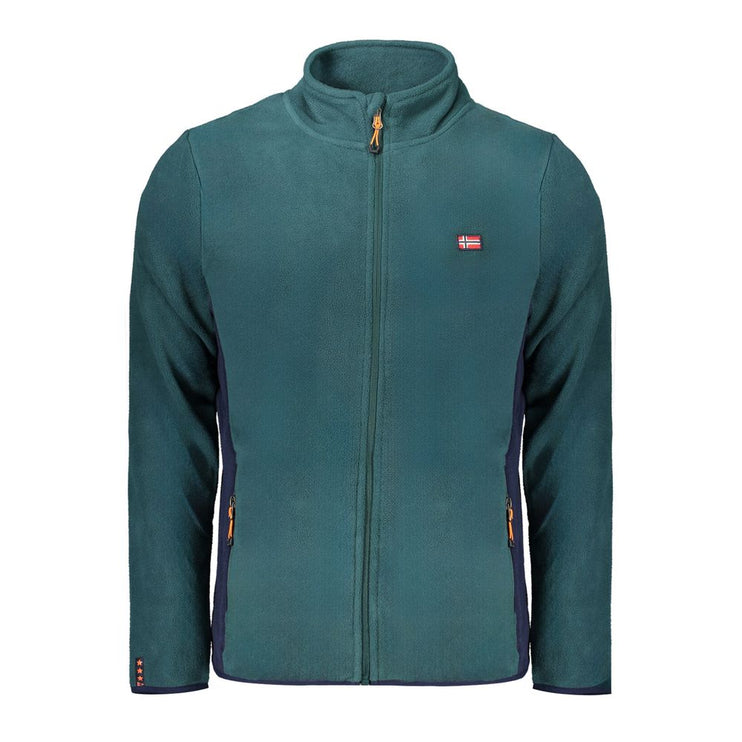 Maglione in poliestere verde