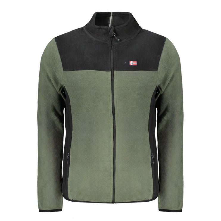 Maglione in poliestere verde