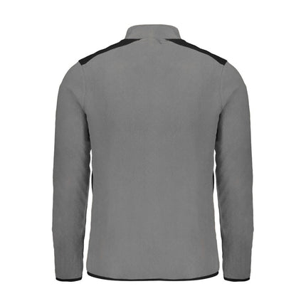 Gray Polyester Men Sweater