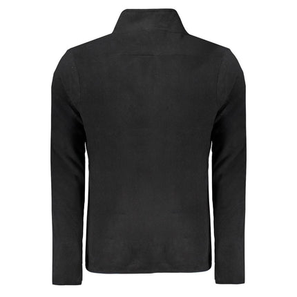 Black Polyester Men Sweater