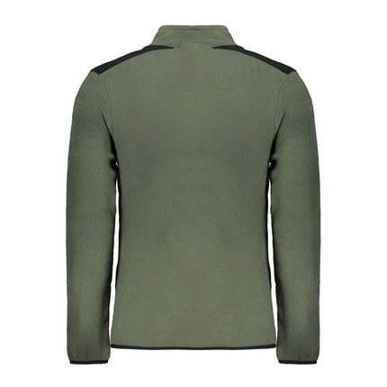 Green Polyester Men Sweater