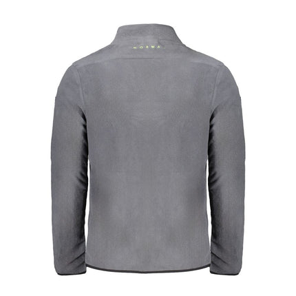 Gray Polyester Men Sweater