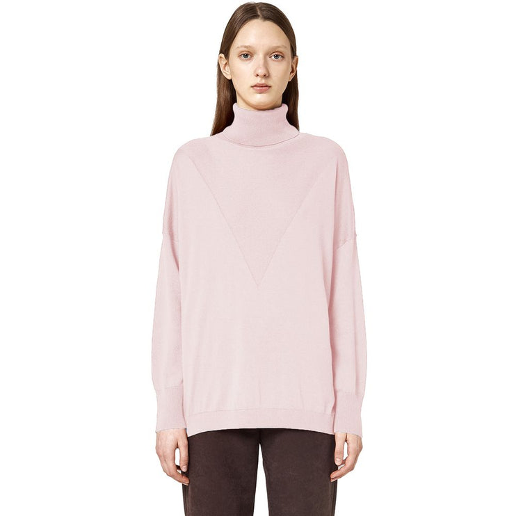 Pink Silk Sweater