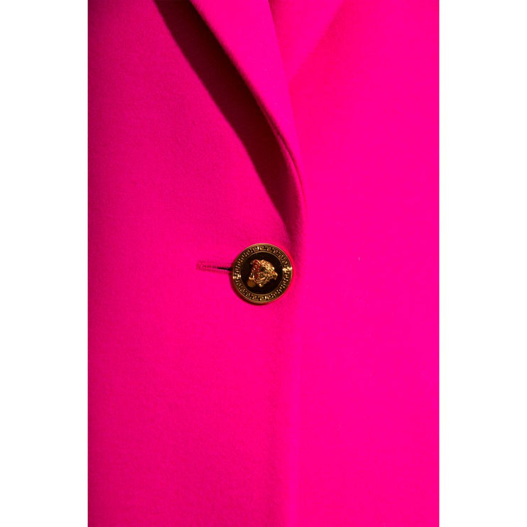 Fuchsia Viscose Jackets & Coat