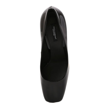 Black Leather Di Calfskin Pump