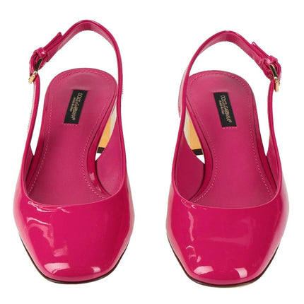 Fuchsia Leather Di Calfskin Pump