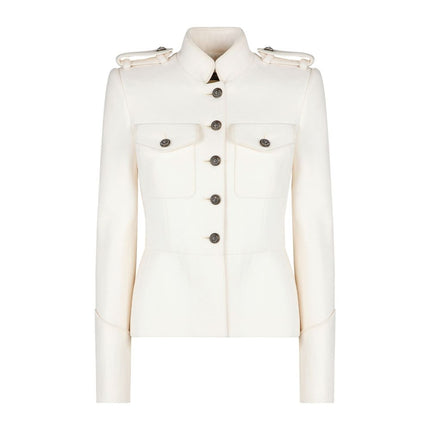 White Wool Jackets & Coat