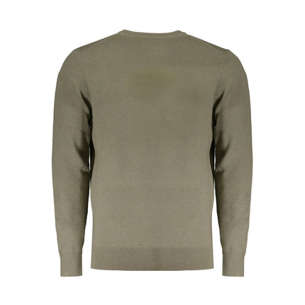 Green Wool Men Sweater