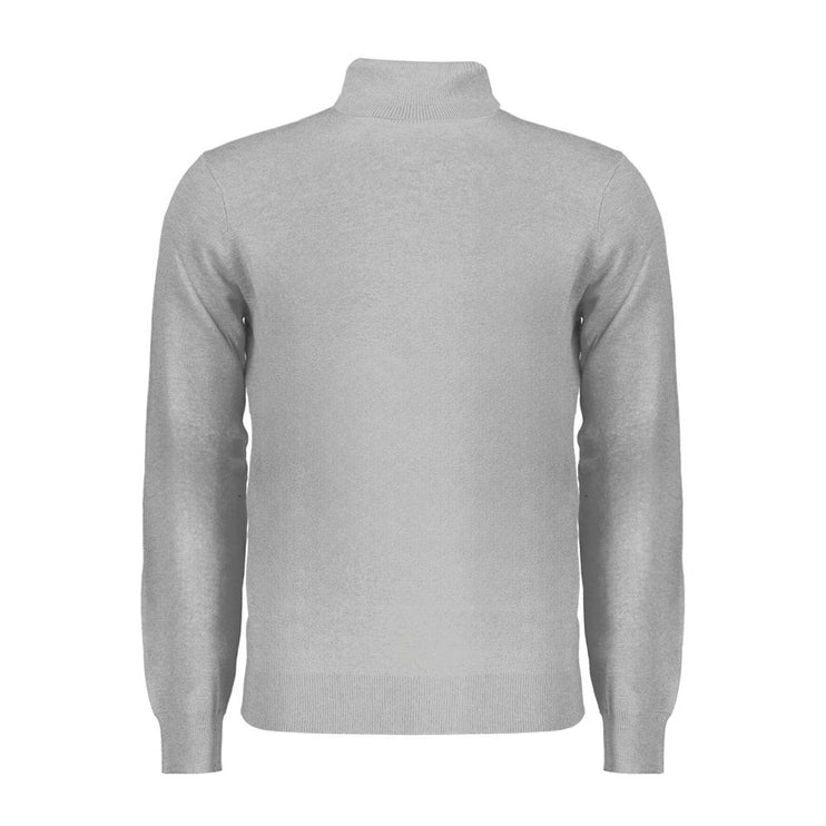 Gray Wool Men Sweater