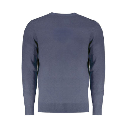 Blue Wool Men Sweater