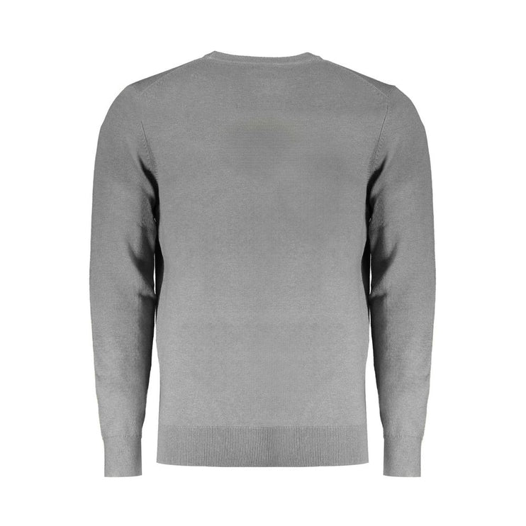 Gray Wool Men Sweater