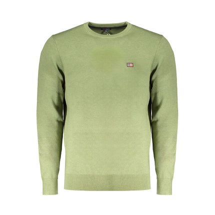 Green Wool Mens Sweater