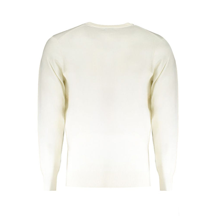 White Wool Mens Sweater