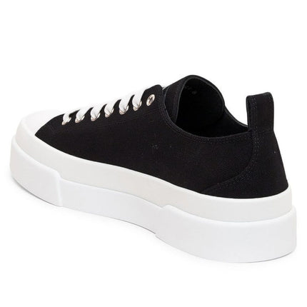 Black Cotton Sneaker