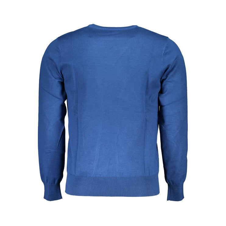 Blue Nylon Sweater