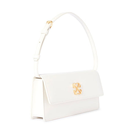 White Leather Handbag