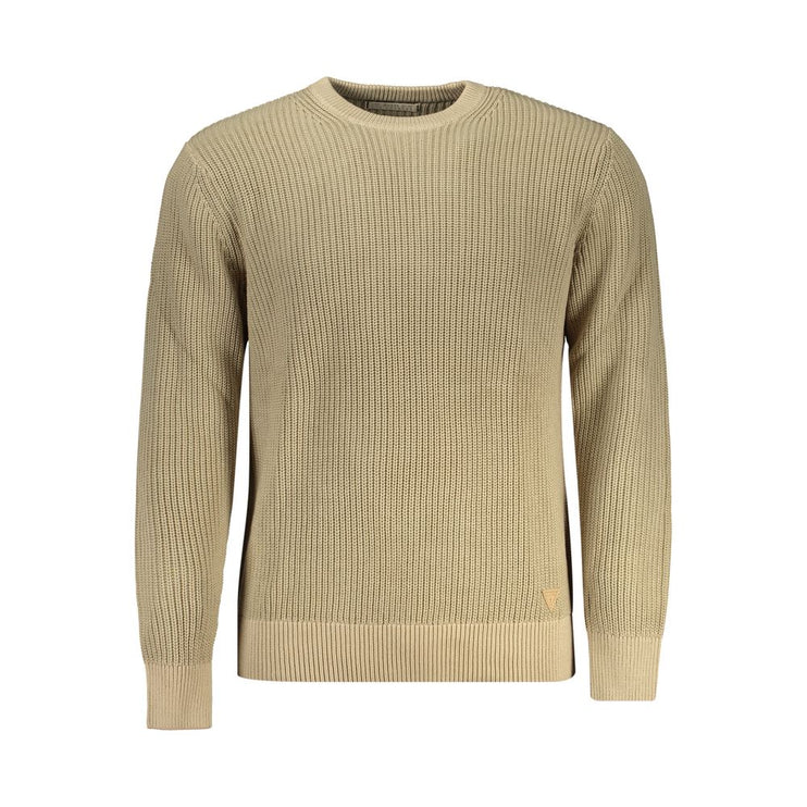 Beige Cotton Sweater