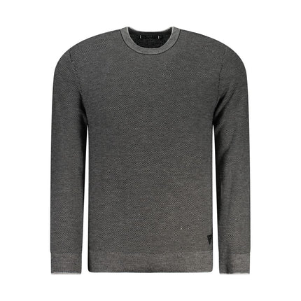 Black Polyester Sweater