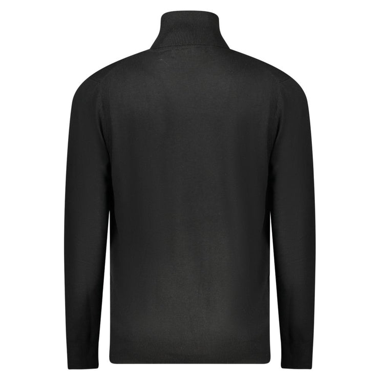 Black Polyester Sweater