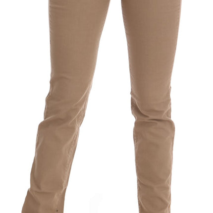 Beige Super Slim Fit Denim Delight