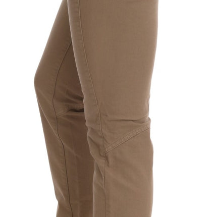 Beige Super Slim Fit Denim Delight