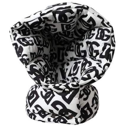 Logo bianco Whole Head Wrap Hat Men