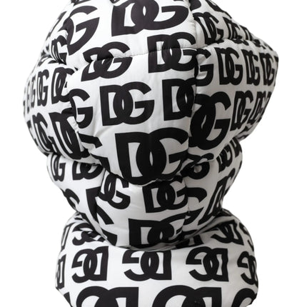 Logo bianco Whole Head Wrap Hat Men