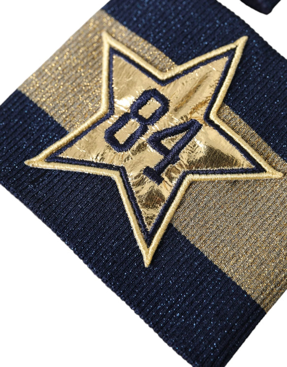 Black Gold Logotipo Star 84 Viscose Wutband