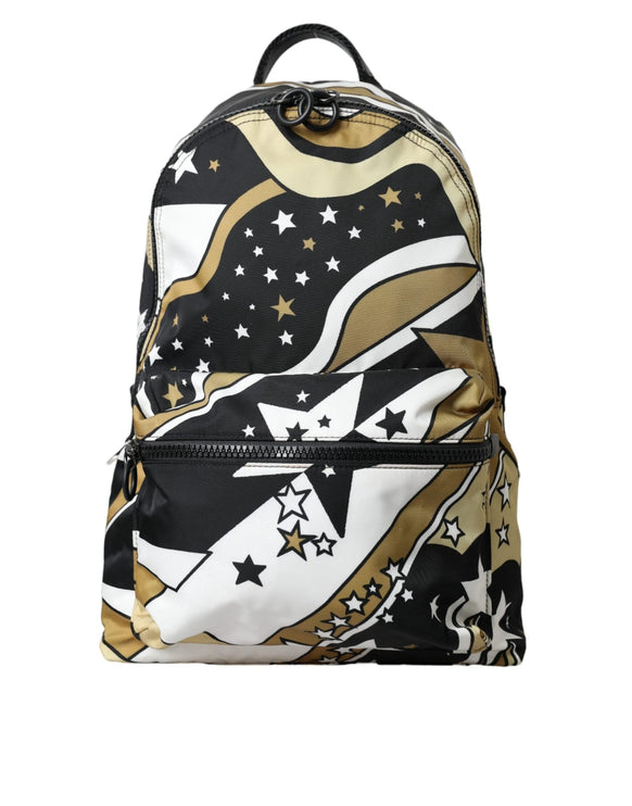 Bolsa de mochila de nylon multicolor estrellas de nylon