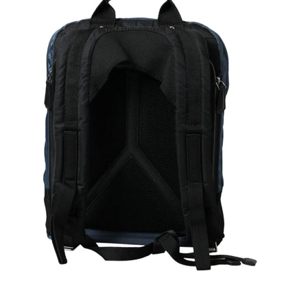 Black Nylon DG Logo School Backpack Men Bag