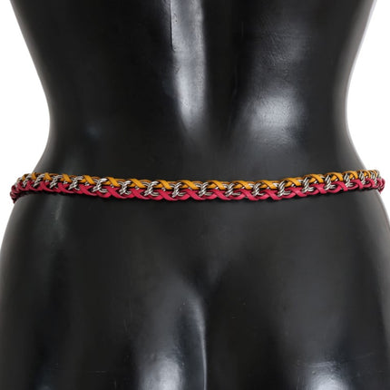 Ceinture élégante en cristal multicolore