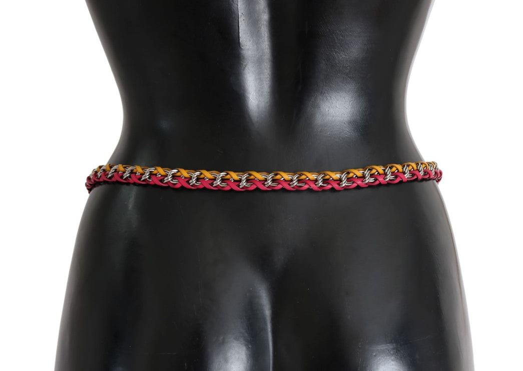 Ceinture élégante en cristal multicolore