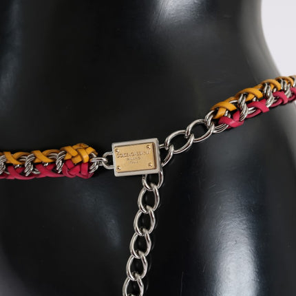 Ceinture élégante en cristal multicolore