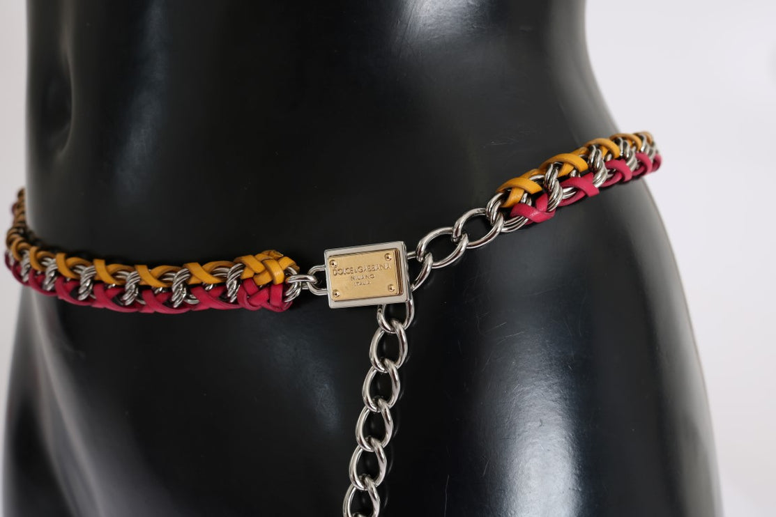 Ceinture élégante en cristal multicolore