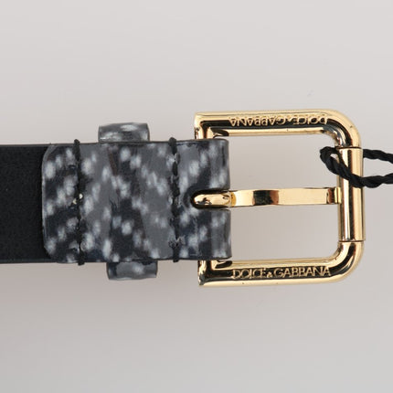 Ceinture de taille en cuir chevron élégant