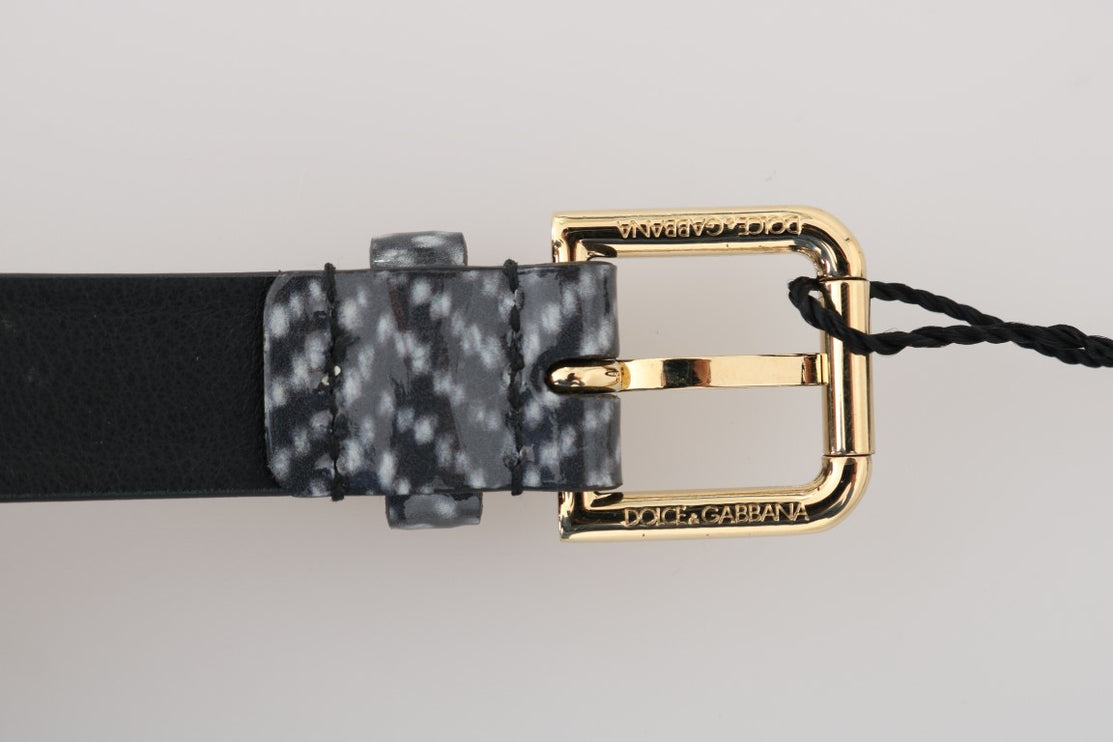 Ceinture de taille en cuir chevron élégant